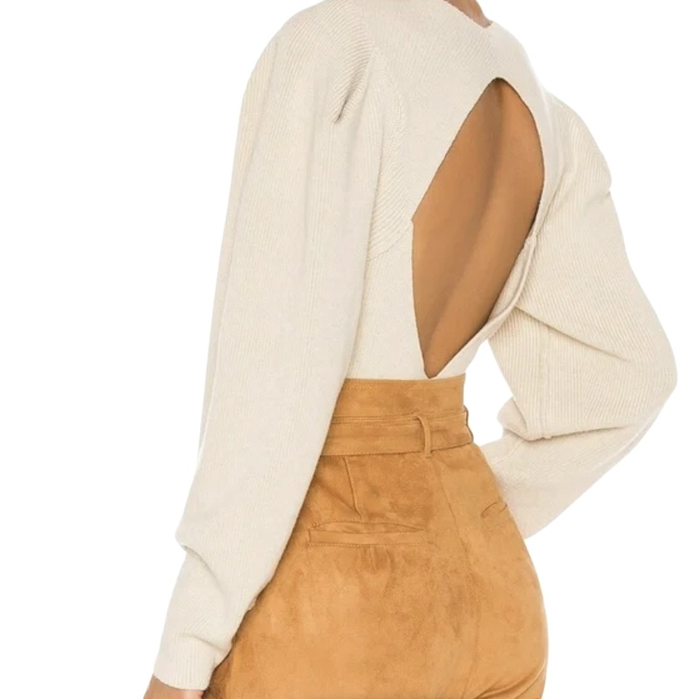 Free People Saffron Top – Oatmeal (Size L)